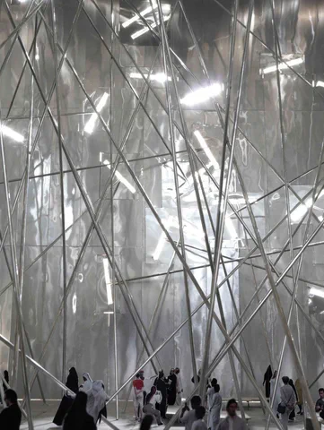 Scaffold package for the Bahrain Pavilion